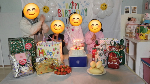 ㅇㅇ아! 생일 축하해~! 사랑해❤️